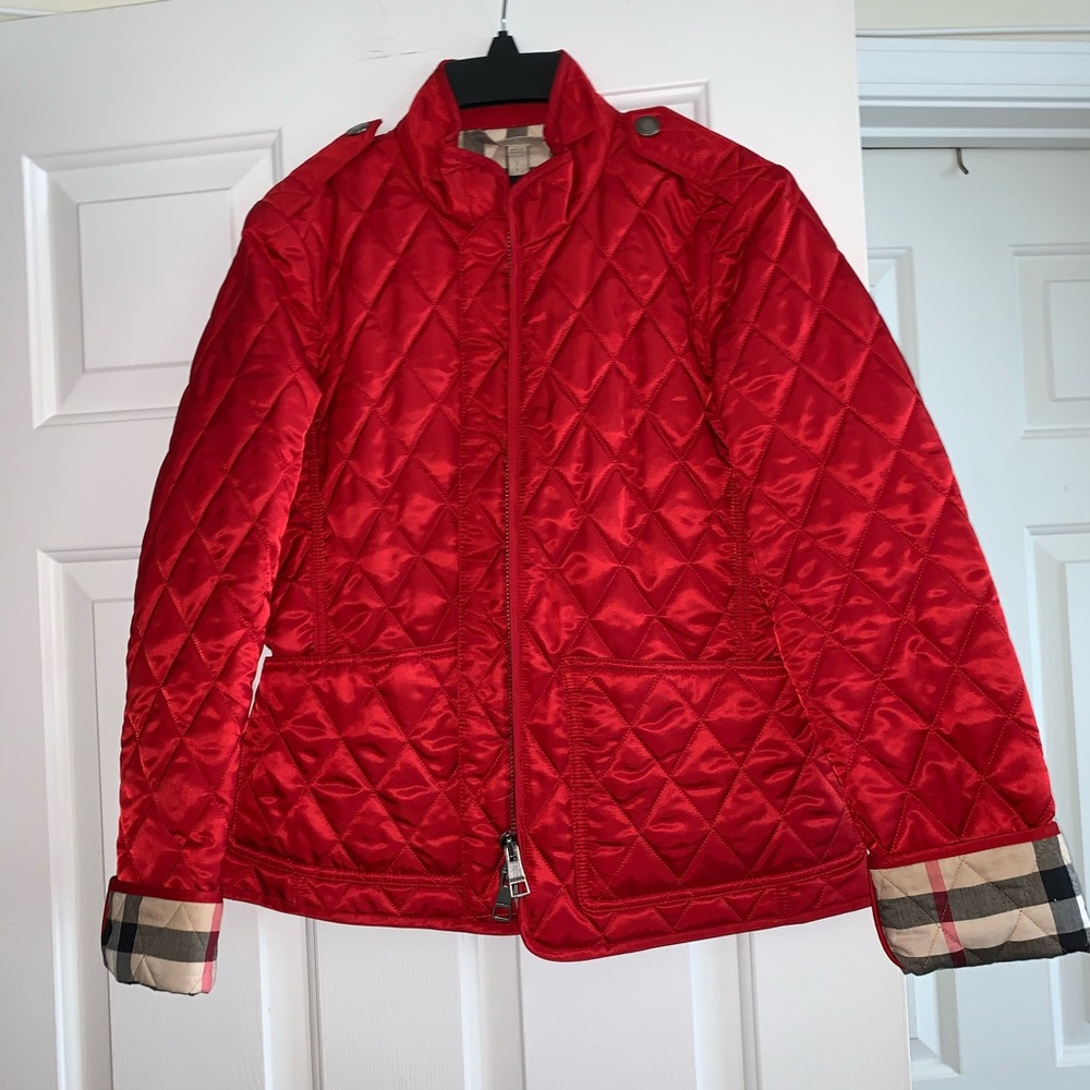 Authentic Red Burberry Jacket
